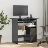 vidaXL Bureau 80x45x74 cm bewerkt hout wit