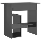 vidaXL Bureau 80x45x74 cm bewerkt hout wit