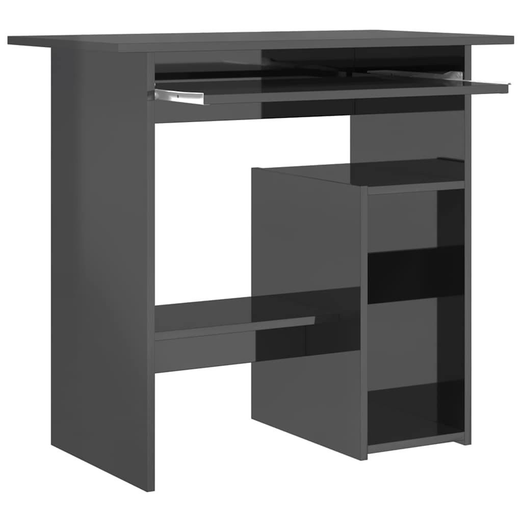 vidaXL Bureau 80x45x74 cm bewerkt hout wit