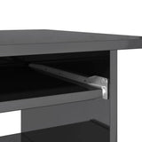 vidaXL Bureau 80x45x74 cm bewerkt hout wit