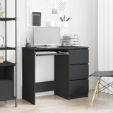 vidaXL Bureau 90x45x76 cm bewerkt hout wit