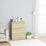 vidaXL Dressoir 60x35x76 cm bewerkt hout wit