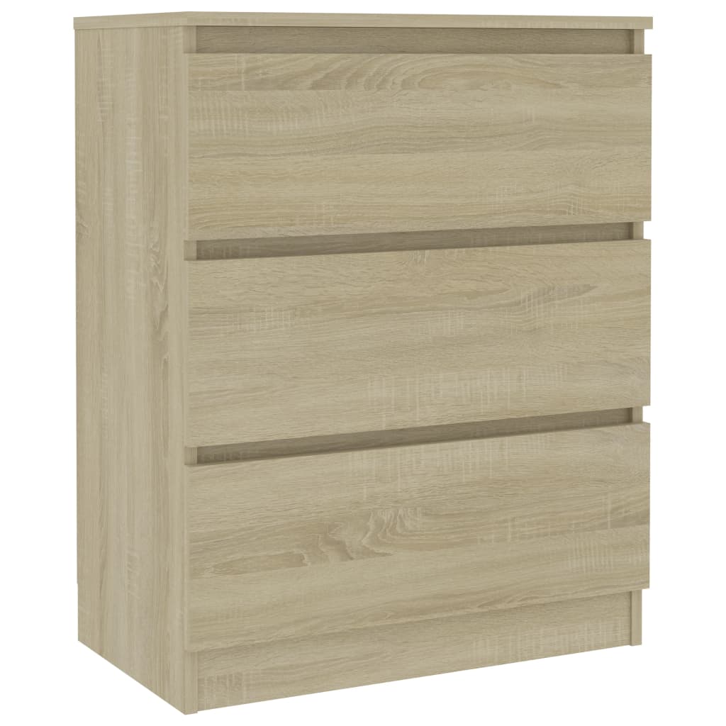 vidaXL Dressoir 60x35x76 cm bewerkt hout wit