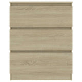 vidaXL Dressoir 60x35x76 cm bewerkt hout wit
