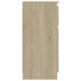 vidaXL Dressoir 60x35x76 cm bewerkt hout wit