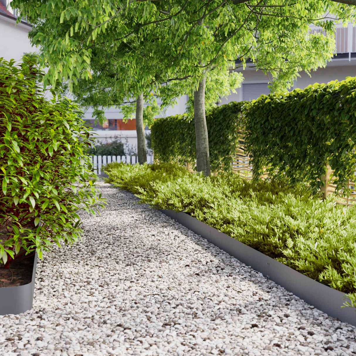 vidaXL Gazonranden 10 stuks 10x103 cm flexibel cortenstaal