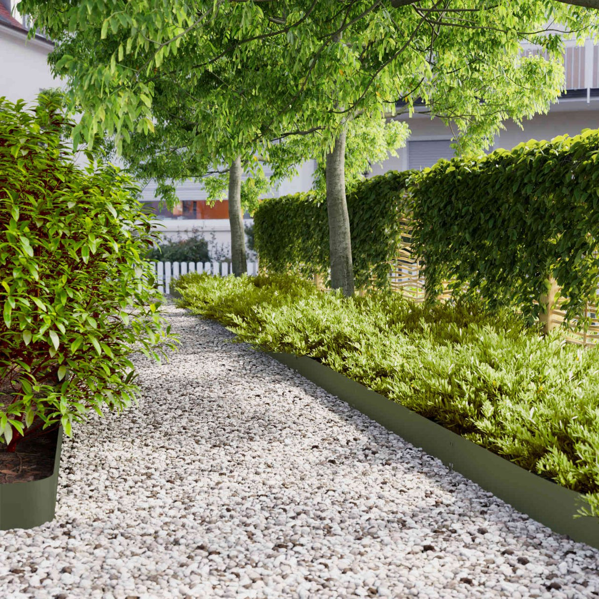vidaXL Gazonranden 10 stuks 10x103 cm flexibel cortenstaal