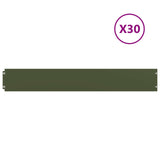 vidaXL Gazonranden 10 stuks 10x103 cm flexibel cortenstaal