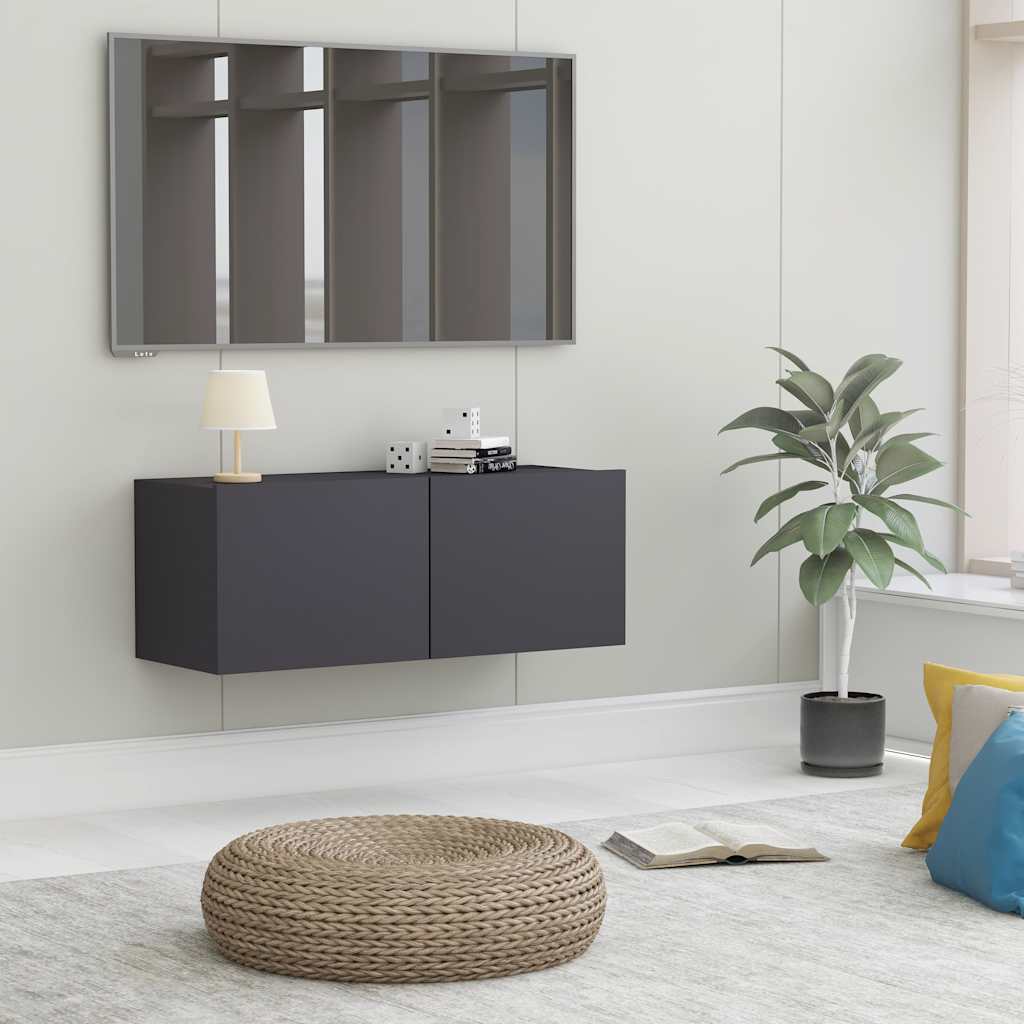 vidaXL Tv-meubel 80x30x30 cm bewerkt hout wit
