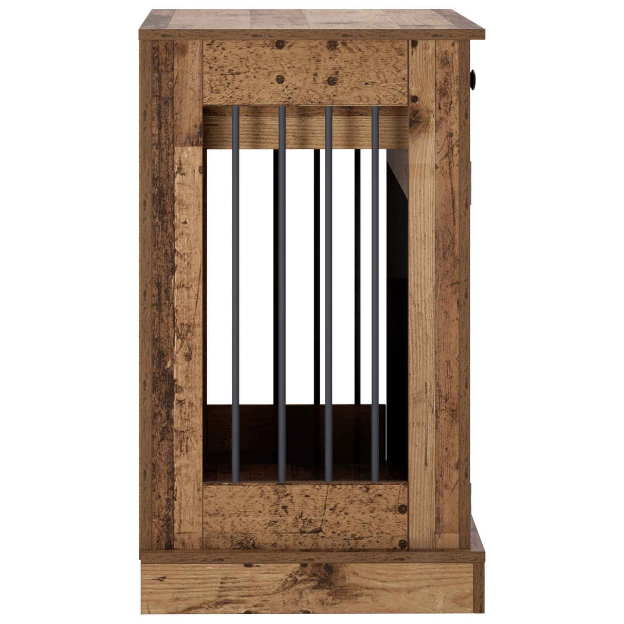 vidaXL Dog Kennel Furniture Smoked Oak 90 x 47.5 x 80 cm Engineered Wood
