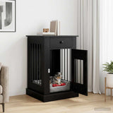 vidaXL Hond kennel meubel Sonoma Eiken 50 x 47,5 x 80 cm Bewerkt hout