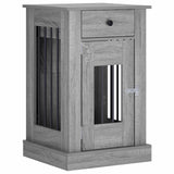 vidaXL Hond kennel meubel Sonoma Eiken 50 x 47,5 x 80 cm Bewerkt hout