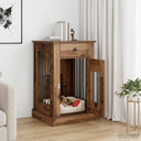 vidaXL Hond kennel meubel Sonoma Eiken 50 x 47,5 x 80 cm Bewerkt hout