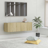 vidaXL Tv-meubel 80x30x30 cm bewerkt hout wit