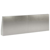 vidaXL Retaining Wall 2 pcs 100 x 12 x 40 cm Stainless Steel Silver