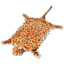vidaXL Leopard Plush Rug 139 cm brown