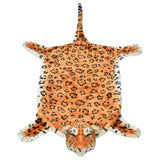 vidaXL Leopard Plush Rug 139 cm brown
