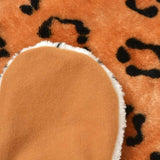 vidaXL Leopard Plush Rug 139 cm brown