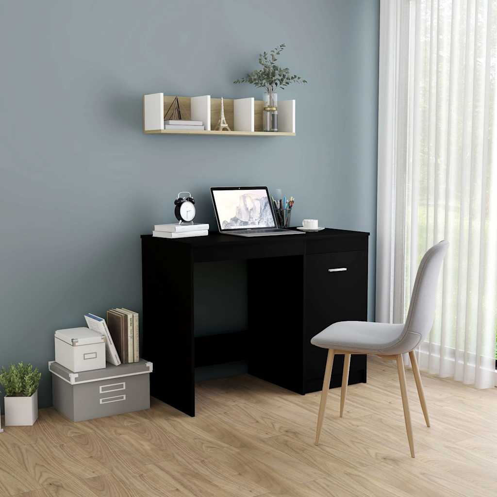 vidaXL Desk 100x50x76 cm engineered wood white