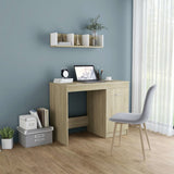 vidaXL Desk 100x50x76 cm engineered wood white