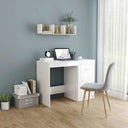 vidaXL Desk 100x50x76 cm engineered wood white