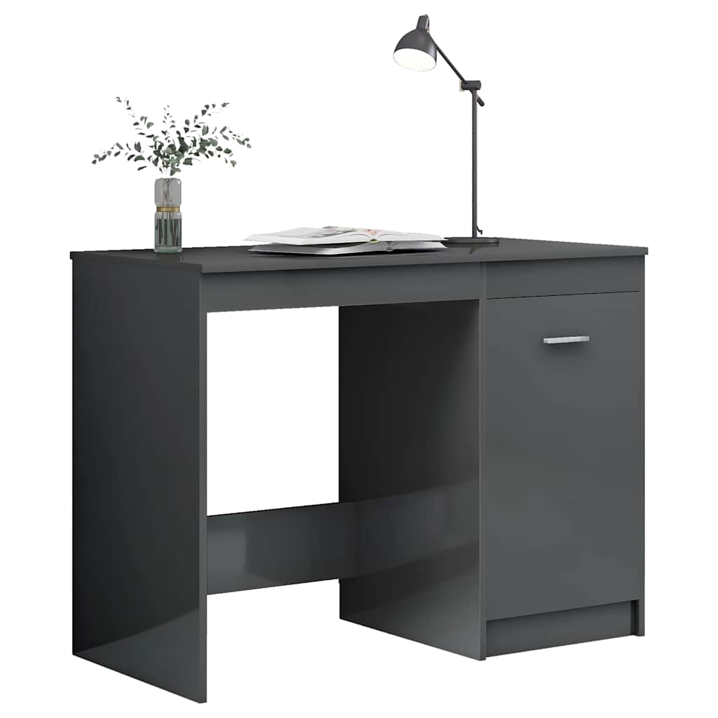 vidaXL Desk 100x50x76 cm engineered wood white