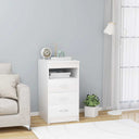 vidaXL Chest of Drawers 40x50x76 cm Engineered Wood White