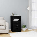 vidaXL Chest of Drawers 40x50x76 cm Engineered Wood White