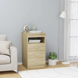 vidaXL Chest of Drawers 40x50x76 cm Engineered Wood White