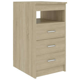 vidaXL Chest of Drawers 40x50x76 cm Engineered Wood White