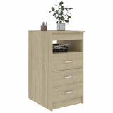 vidaXL Chest of Drawers 40x50x76 cm Engineered Wood White
