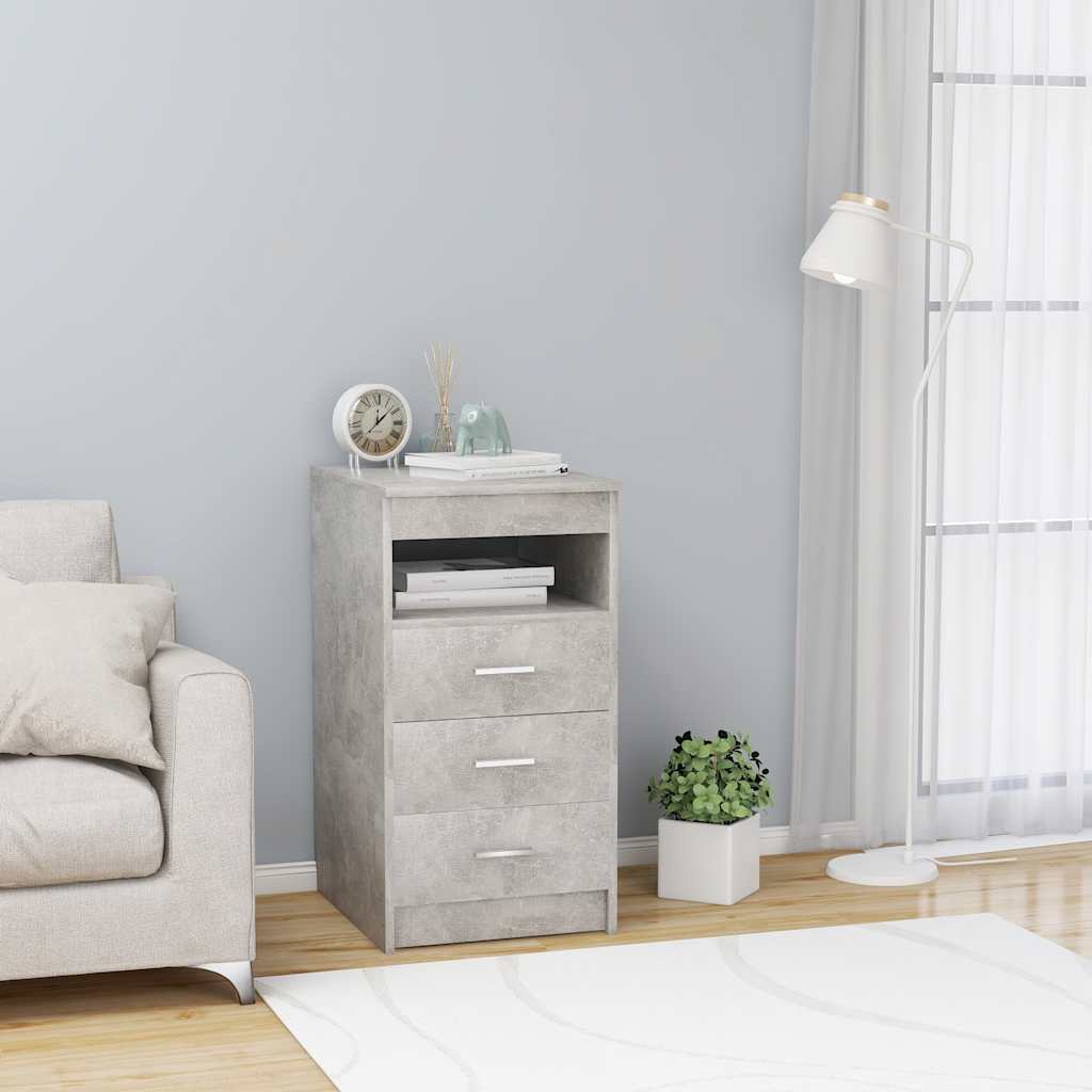 vidaXL Chest of Drawers 40x50x76 cm Engineered Wood White