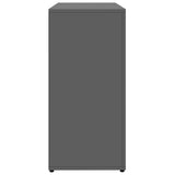 vidaXL Dressoir 80x36x75 cm bewerkt hout grijs