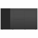 vidaXL Dressoir 120x36x69 cm bewerkt hout wit