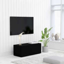 vidaXL Tv-meubel 80x34x30 cm bewerkt hout wit