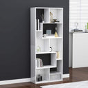 vidaXL Boekenkast 67x24x161 cm bewerkt hout wit