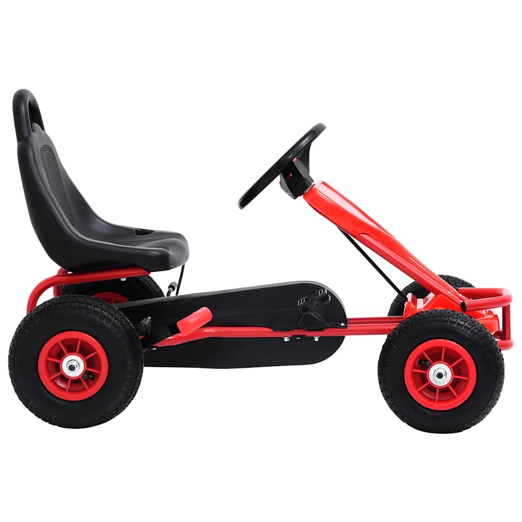 vidaXL Pedal Go-Kart with Pneumatic Tyres Blue