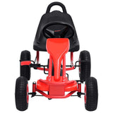vidaXL Pedal Go-Kart with Pneumatic Tyres Blue