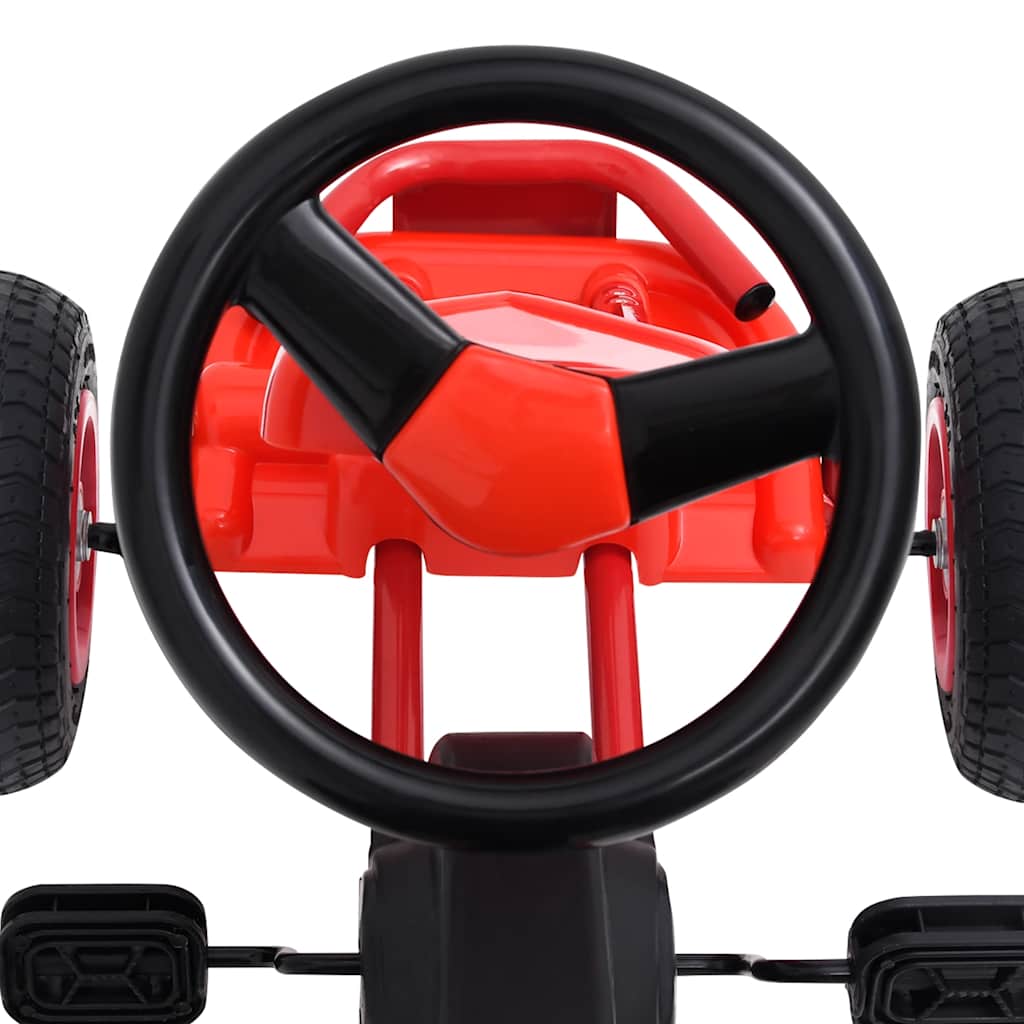 vidaXL Pedal Go-Kart with Pneumatic Tyres Blue