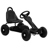 vidaXL Pedal Go-Kart with Pneumatic Tyres Blue