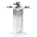 vidaXL Bistrotafel 60x60x75 cm bewerkt hout wit