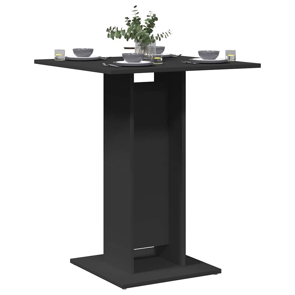 vidaXL Bistrotafel 60x60x75 cm bewerkt hout wit