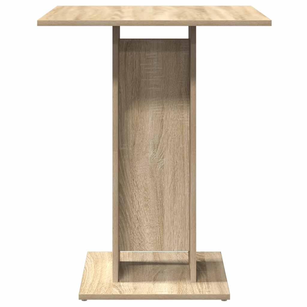 vidaXL Bistrotafel 60x60x75 cm bewerkt hout wit