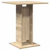 vidaXL Bistrotafel 60x60x75 cm bewerkt hout wit