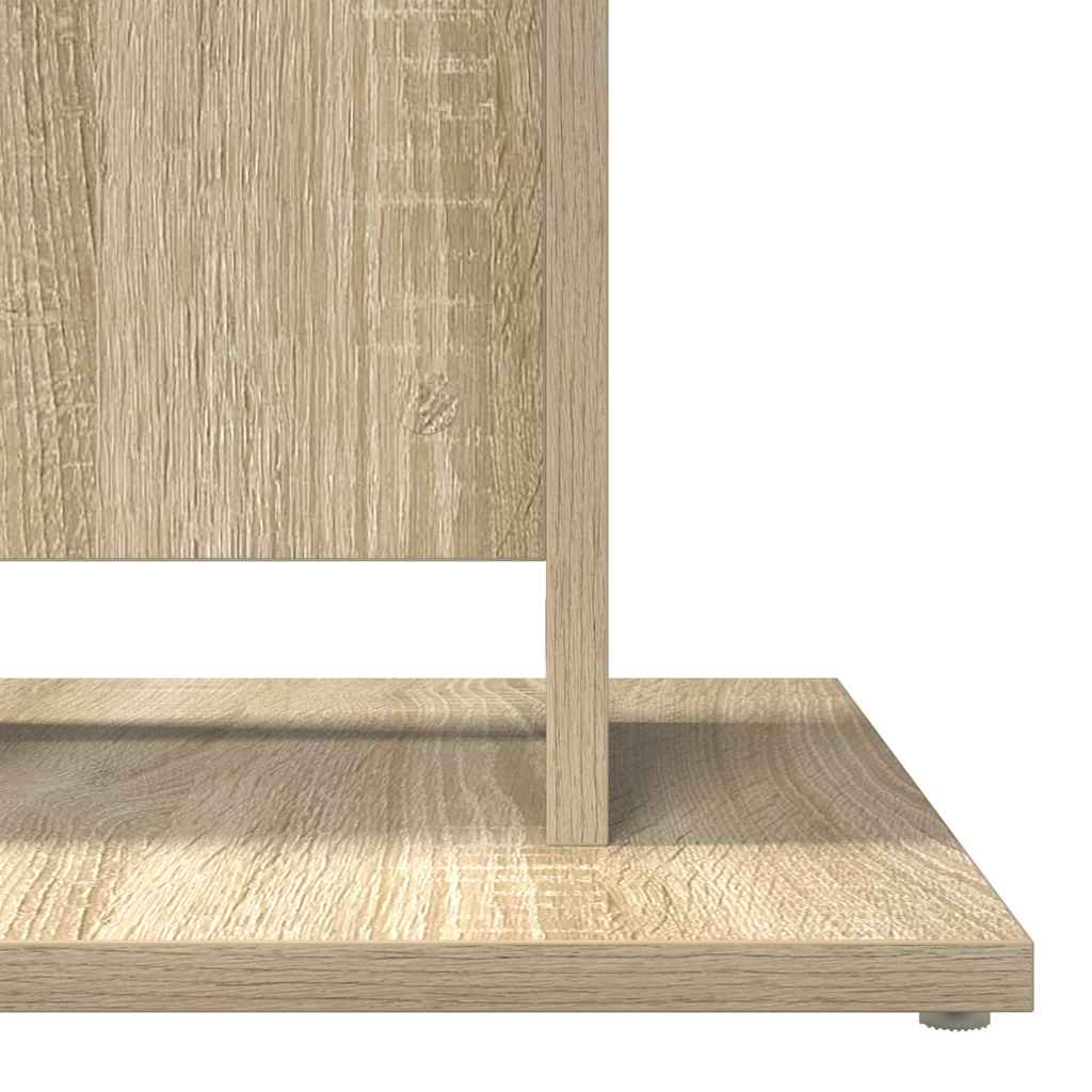 vidaXL Bistrotafel 60x60x75 cm bewerkt hout wit