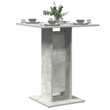 vidaXL Bistrotafel 60x60x75 cm bewerkt hout wit