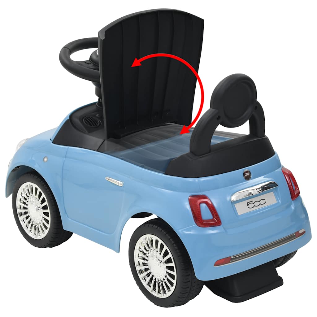 vidaXL Loopauto Fiat 500 blauw