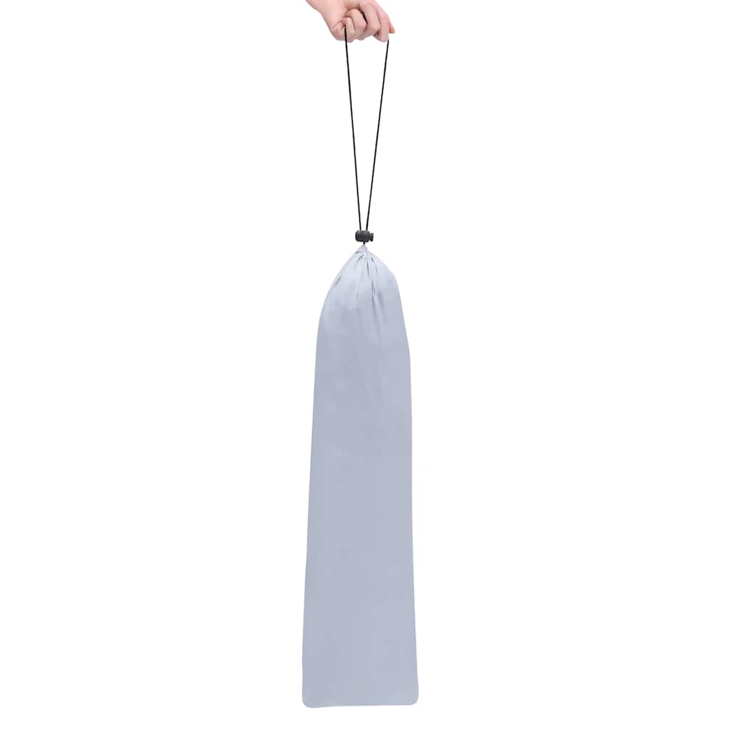 vidaXL Kindertipitent met tas 115x115x160 cm polyester grijs