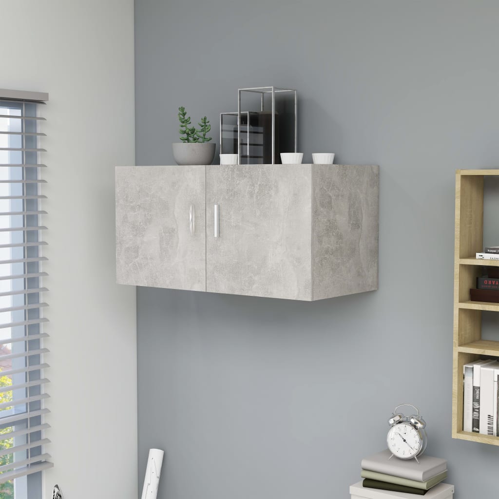 vidaXL Hangkast 80x39x40 cm bewerkt hout wit