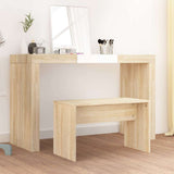 vidaXL Kaptafelkruk 70x35x45 cm bewerkt hout wit